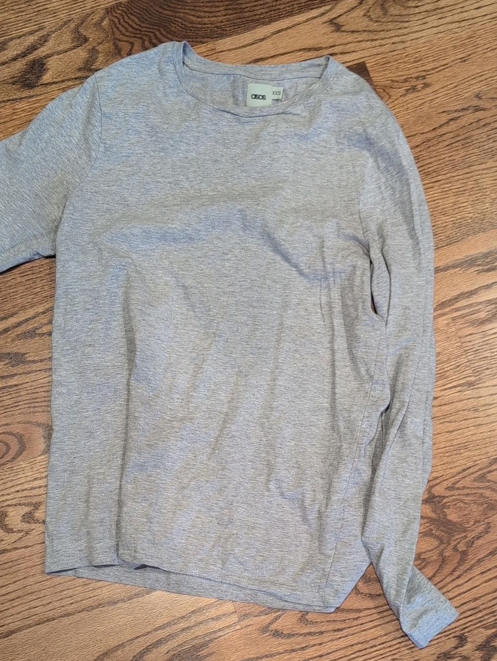 ASOS Light Heather Gray Crewneck Sweater